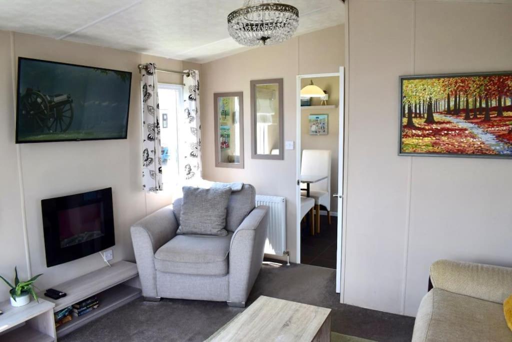 Cosy & Modern Private Seaview Caravan North Seaton 外观 照片