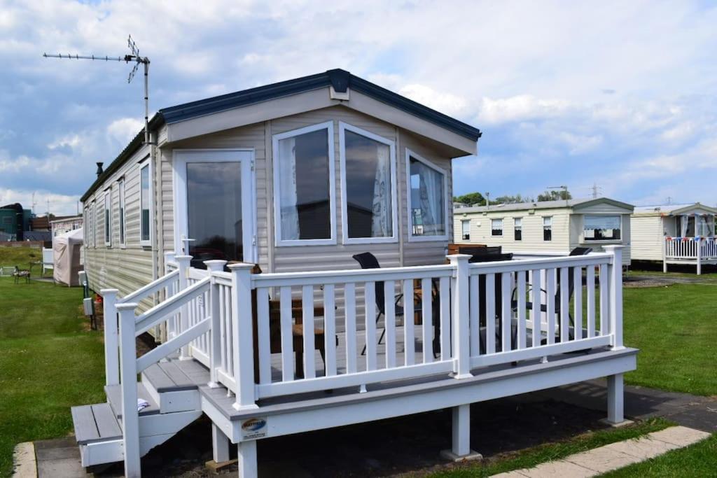 Cosy & Modern Private Seaview Caravan North Seaton 外观 照片
